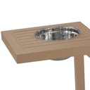 Ver imagem 2 de Mesa Lateral em Alumínio Tampo Balde Ripado Varanda, Jardim Fendi