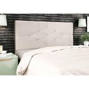 Ver imagem 3 de Cabeceira Camboriú Para Cama Box King 195 Cm Suede Bege