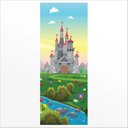 Ver imagem 2 de Adesivo de Porta Castelo Encantado 1 Arte Destaque M - 0,83 X 2,13 Metros