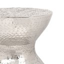 Ver imagem 2 de Mesa de Apoio Decorativa em Metal Prata 40cm 22202 Mart