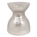 Ver imagem 1 de Mesa de Apoio Decorativa em Metal Prata 40cm 22202 Mart