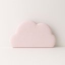Ver imagem 2 de Cabeceira Modulada Nuvem Estofada Painel Infantil para Berço Rosa