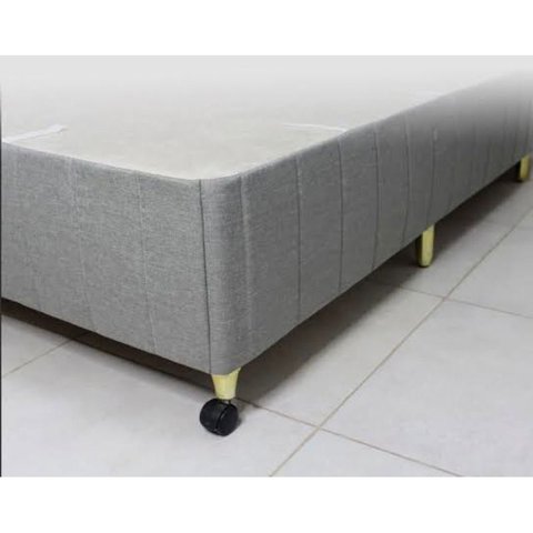 Faixa para Base Colchão Solteiro 30cm Altura:linho Nobre Bege