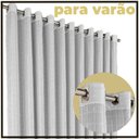 Ver imagem 5 de Cortina Blackout Blecaute Quarto 7,00 X 2,80 Milam Branco