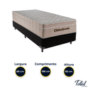 Ver imagem 3 de Cama Box Solteiro Preto e Colchão Airtech Springpocket Molas Ensacadas Ortobom
