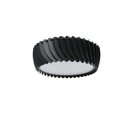 Ver imagem 1 de Luminária Paflon Lyra D35 Wood Filetes Preto