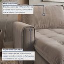 Ver imagem 5 de Sofá Cama Reclinável sem Caixa 220cm Sevilha