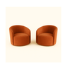 Kit 02 Poltronas Curva Orgânica Nature Gaia Suede - Montanaris Decor - 1