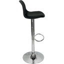 Ver imagem 4 de Kit 3 Banquetas Joly Luisa Eames Saarinen Base Giratória Cromada - Preta