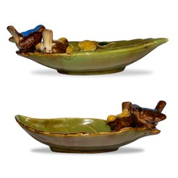 Saboneteira De Porcelana Decorativa Passarinho 14x6,5cm - 2