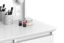 Ver imagem 3 de Penteadeira Camarim St com Luzes e Banqueta Estilo Retrô Cor Branco