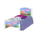 Ver imagem 2 de Cama Solteiro Infantil Peppa Pig Adesivada com Colchão