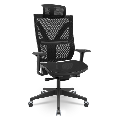 Cadeira Darix X+ Slider Braços 3d Pu Plaxmetal Nacional Nr-17