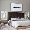 Ver imagem 4 de Cabeceira Queen 1,60m Roma Suede Marrom - Pallazio