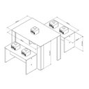Ver imagem 5 de Mesa Infantil com Dois Banquinhos para Crianças 100% Mdf Woodcore Único