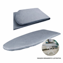 Ver imagem 4 de Capa Forro Térmico para Tábua de Passar Roupas com Espuma 125x45 Ajustável Universal