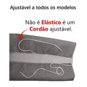 Ver imagem 5 de Capa Forro Térmico para Tábua de Passar Roupas com Espuma 125x45 Ajustável Universal