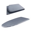 Ver imagem 2 de Capa Forro Térmico para Tábua de Passar Roupas com Espuma 125x45 Ajustável Universal