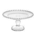 Ver imagem 1 de Prato para Bolo de Cristal 19,5 Cm Coração Lyor