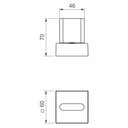 Ver imagem 2 de Acabamento para Registro de Gaveta 1" Polo Black Matte - Deca