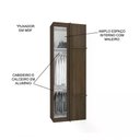 Ver imagem 4 de Guarda Roupa De Modulado 1 Porta 26504x42 Amendoa Off White
