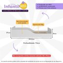 Ver imagem 6 de Cama Infantil Montessoriana para Colchão 70x150cm 100% Mdf Suspiro Multimóveis Bb2379 Branco