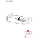Ver mais imagens de Cama Infantil Montessoriana para Colchão 70x150cm 100% Mdf Suspiro Multimóveis Bb2379 Branco