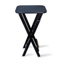 Ver imagem 3 de Kit 10 Mesas Bistrô Dobrável Madeira Padrão Preto - Tarimatã