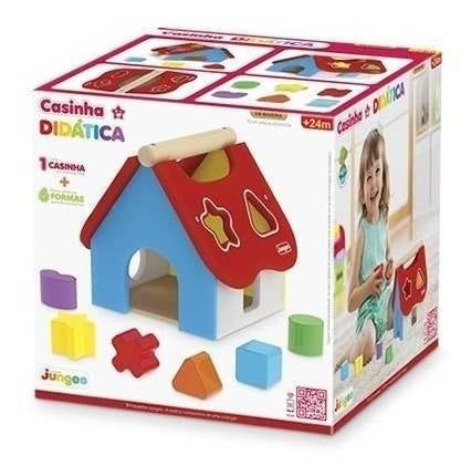Brinquedo Educativo Bebê Casinha Didática Madeira Lançamento - 8