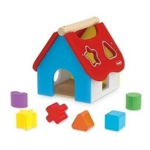Brinquedo Educativo Bebê Casinha Didática Madeira Lançamento