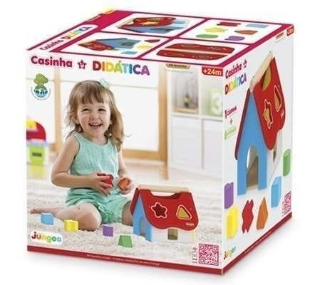 Brinquedo Educativo Bebê Casinha Didática Madeira Lançamento - 9