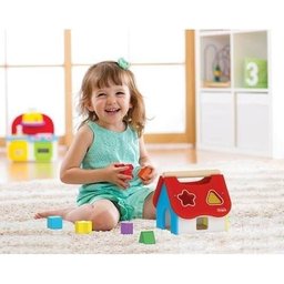 Brinquedo Educativo Bebê Casinha Didática Madeira Lançamento - 7