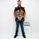 Ver imagem 2 de Quadro Motivacional em Telas Canvas Disciplina TaColado Moldura Flutuante 4,5cm Branca 40x60cm