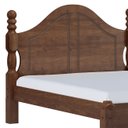 Ver imagem 5 de Cama Casal Clássica 140cm Pé Madeira Eduarda Café F07 - Mpozenato
