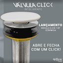 Ver imagem 2 de Válvula Click Flvx Hidro 7/8" Tampa Cerâmica Branca