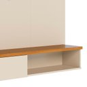 Ver imagem 7 de Painel Tv 55 Pol e Bancada Suspensa Talyn Z10 Off/cinamomo - Mpozenato