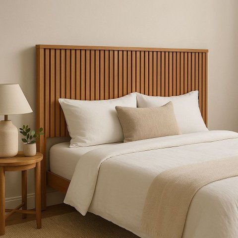 Cabeceira Ripada Casal 155 Cm Cinamomo