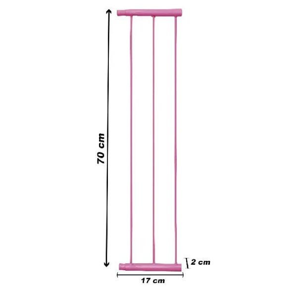 Prolongador Pet Aramado Rosa 15 Cm - 2