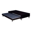 Ver imagem 3 de Cama Box Base Casal Com Auxiliar Semi Ortopedica Suede:PRETO