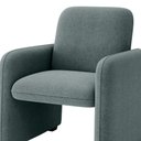 Ver imagem 5 de Poltrona Roma Decorativa Bouclê para Sala Matrix Cor:bouclê Azul