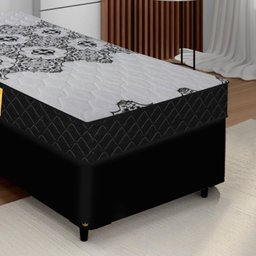 Cama Box Solteiro Colchão Gazin Espuma D33 Firme Duo 88x188x60cm - 4