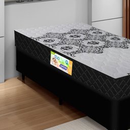 Cama Box Solteiro Colchão Gazin Espuma D33 Firme Duo 88x188x60cm - 5