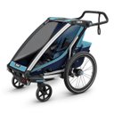 Ver imagem 1 de Carrinho Multi.Thule Chariot Cross 1 Blue/Poseidon - Thule