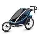Ver imagem 2 de Carrinho Multi.Thule Chariot Cross 1 Blue/Poseidon - Thule