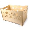 Caixa Porta Presentes para Decoração Festas Estrelas - MDF Provençal - Yper Criativo - 1