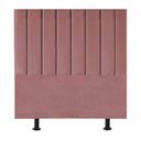 Ver imagem 1 de Cabeceira de Cama Solteiro Box 100 Cm Taís Suede Rosê