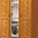 Ver imagem 4 de Guarda-roupa Casal com Espelho 6 Portas 3 Gavetas Grécia Móveis Cavazotto