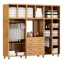 Ver imagem 2 de Guarda-roupa Casal com Espelho 10 Portas 4 Gavetas Grécia Capelinha Móveis Cavazotto