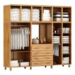 Guarda-roupa Casal com Espelho 10 Portas 4 Gavetas Grécia Capelinha Móveis Cavazotto - 2