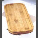 Ver imagem 4 de Conjunto Bandeja para Servir Bambu Eco Prime Redonda e Retangular 2 Peças - Tuut